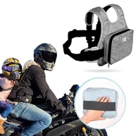 Colete Cinto De Segurança Infantil Para Andar Moto Criança Preto - imagem 4