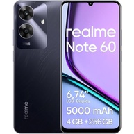 Celular Realme Note 60: 256GB, 4GB RAM Expansível, Tela 6.74" 90Hz, Bateria 5000mAh e Câmera 50MP - Preto - imagem 2