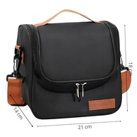 Bolsa Térmica Premium com Alça Ajustável - Ideal para Marmita, Academia e Passeios (Preto) - imagem 4