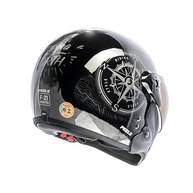 Capacete Aberto Peels F-21 North Moto Preto/Grafite com Queixeira Removível - Estilo e Segurança - imagem 5