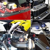 Kit 10 Parafusos M6 Anodizados Pretos com Arruela - Tuning e Personalização Automotiva - imagem 5