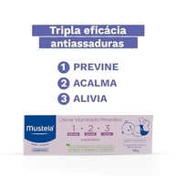 Mustela Creme Preventivo de Assaduras 1>2>3 108g - Tripla Ação Natural para Bebês - imagem 4