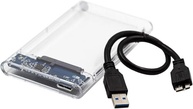 Case Transparente p/ HD Externo 2.5" SATA Notebook USB 3.0 - PRIME TECH - imagem 3