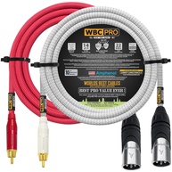 Cabos RCA para XLR Macho 3m WBC-PRO-LOCAP: Áudio Profissional Impecável - imagem 1