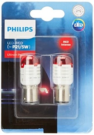 Lâmpada LED Philips Ultinon Pro3000 P21/5W Vermelha - Sinalização Veicular Vibrante e Durável - imagem 2