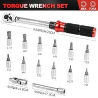 Kit Chave de Torque Toolwiz 1/4" - Precisão Profissional para Bicicletas e Automóveis (15 Peças) - imagem 3