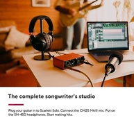 Kit Interface Focusrite Scarlett Solo Studio 4ª Geração: Gravação Profissional Completa - imagem 4