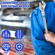 Chave de Torque Ajustável 5-60 Nm com Cabeça Mutável e Extremidade Aberta 30mm - Precisão Profissional - imagem 4