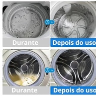 Kit 10 Pastilhas Limpadoras para Máquina de Lavar - Limpeza Profunda, Sem Cheiro, Compatível com Todas as Máquinas - imagem 3
