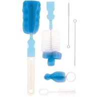 Kit Escovas para Mamadeiras e Canudos Buba Azul - Limpeza Profunda e Segura - imagem 2