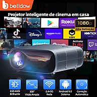 Projetor 1080P 22000LM: Cinema em Casa! - imagem 1