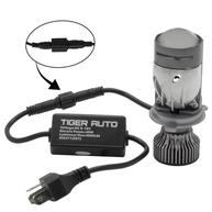 Kit Lâmpada H4 Ultra LED Laser Mini Projetor Canhão: Super Foco Tiger para Seu Veículo - imagem 3