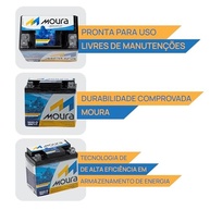 Bateria Moura AGM VR-LA MA5-D 12V 5Ah para Motos - Polo Direito - Pronta Entrega - imagem 4