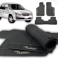 Tapete Veicular Emborrachado 3 Peças Corsa Classic 2003-2016 - Proteção e Estilo - imagem 1