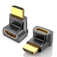 Adaptador HDMI Angular VENTION 90°/270°: Conexão Perfeita e Proteção para seus Dispositivos - imagem 2
