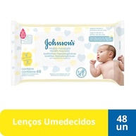Lenços Umedecidos JOHNSON'S® Baby Recém Nascido - 48 Unidades | Maciez e Proteção Desde o Primeiro Dia - imagem 3