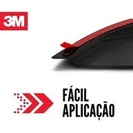 Calha de Chuva Inteiriça Fiat Argo 2017+ 4 Portas TG POLI Fumê - Proteção e Estilo - imagem 4