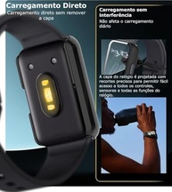 Capa Bumper Transparente com Película para Samsung Galaxy Fit 3: Proteção Total e Estilo - imagem 4