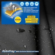 Capa de Moto Premium 600D Impermeável - Proteção Total para Harley Davidson, Indian e Mais! - imagem 3
