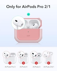 ESR Capa HaloLock para AirPods Pro 2ª Geração: Proteção Total MagSafe Rosa - imagem 3