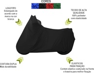 Capa Protetora Helanca Lycra para BMW R 1250 GS - Proteção Premium (Preta) - imagem 5