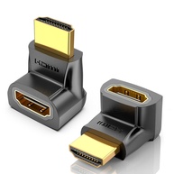 Adaptador HDMI Angular VENTION 90°/270°: Conexão Perfeita e Proteção para seus Dispositivos - imagem 1