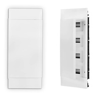 Quadro de Distribuição Plástico ProtectBox 48 DIN Embutir Branco - Segurança e Organização Elétrica com Design Moderno - imagem 1