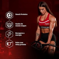Integralmedica - Barra de Proteína Whey Protein Crisp Bar Duo Crunch - Snack Proteíco - Pré e Pós-Treino - Display com 12 Unidades - imagem 2