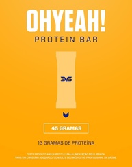 3VS Nutrition Barra de Proteína 45g Oh Yeah Sabor Chocolate & Caramelo - Caixa C/ 12 - imagem 2