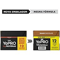 YoPRO Chocolate: Energia e Proteína 15g (12x250ml) - imagem 3