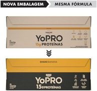 Pack YoPRO Bebida Láctea UHT Banana 15g de Proteínas 250ml - 24 Unidades - imagem 3