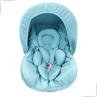 Kit 5 Peças Bebê Conforto: Capa Protetor Cinto, Capota e Redutor (0-13kg) - Azul Bebê - imagem 1