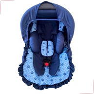 Kit 5 Peças Bebê Conforto: Capa, Protetor Cinto, Capota e Redutor (0-13kg) - Estampas Exclusivas Galzerano, Cosco, Burigotto - imagem 1