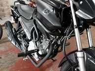 Protetor de Motor e Carenagem Coyote Preto c/ Pedais - Yamaha Factor 150 / Fazer 150 (2015+) - imagem 5