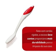 Condor Escova Lava Cantos e Rejuntes - Limpeza Profunda com Cerdas Rígidas e Cabo Protetor - imagem 3