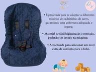 Capa Protetora para Cadeirinha de Bebê em Algodão - Kit 2 Peças Conforto e Estilo - imagem 3