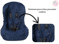 Capa Protetora para Cadeirinha de Bebê em Algodão - Kit 2 Peças Conforto e Estilo - imagem 5