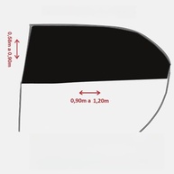 Kit 2 Cortinas Protetoras Solares para Janela de Carro - Conforto e Segurança para Bebês em Viagens - imagem 5