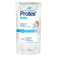 Protex Baby Proteção Delicada Refil 380ml: Segurança e Cuidado na Hora do Banho - imagem 1