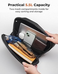 Bolsas de Porta KEMIMOTO para Can-Am Maverick R 2024+: Armazenamento Semirrígido 5.5L à Prova d'Água - imagem 4