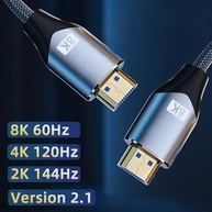 Cabo HDMI 2.1 1.5m: Imersão Total 8K 60Hz, 4K 120Hz, 48Gbps - PS5, Xbox, TVs - imagem 3
