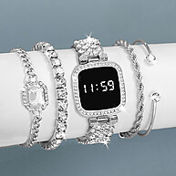 Relógios Femininos Luxo: Kit 5 Peças + Pulseira! - imagem 1