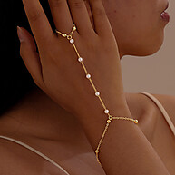 Pulseira Pérola e Zircônia: Elegância em Cada Detalhe - imagem 1