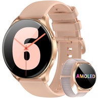 IOWODO W40 Smartwatch AMOLED 1.43" - Chamadas Bluetooth, 100+ Esportes, 2 Pulseiras (Ouro) - imagem 1