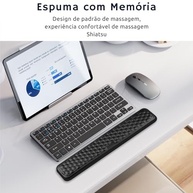 Suporte Ergonômico para Pulso com Espuma de Memória – Conforto e Estabilidade para Teclados e Notebooks - imagem 3