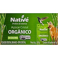 Açúcar Cristal Orgânico Native: Doçura Pura em 50 Sachês - imagem 3