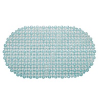 Tapete de PVC com Antiderrapante para Banheiro - Segurança e Estilo em Azul 63x35cm - imagem 2