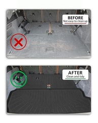 Forro de Carga Premium para Audi Q7 7 Lugares (2017-2025) - Proteção Completa para Porta-Malas e Encostos - imagem 4
