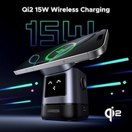 UGREEN Uno Qi2: Carregador Magnético 15W Dobrável 2 em 1 para iPhone e AirPods | Certificado Qi2 - imagem 3