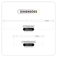 Amortecedor Porta Malas Uno Quadrado (1984-2010) - Segurança e Suavidade - imagem 4